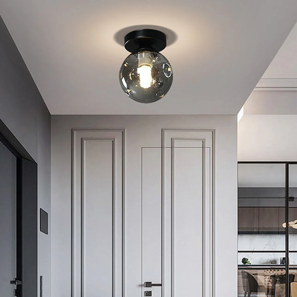 Nordic Clear Glass Ball Ceiling Light - Image 14