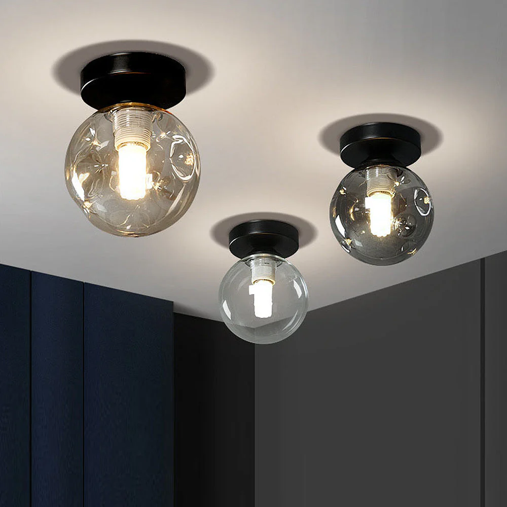 Nordic Clear Glass Ball Ceiling Light - Image 23