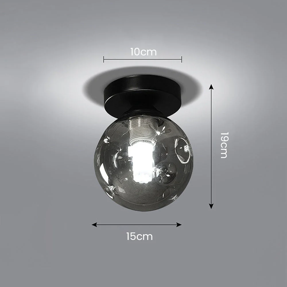 Nordic Clear Glass Ball Ceiling Light - Image 26