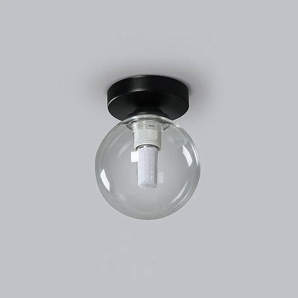 Nordic Clear Glass Ball Ceiling Light - Image 3