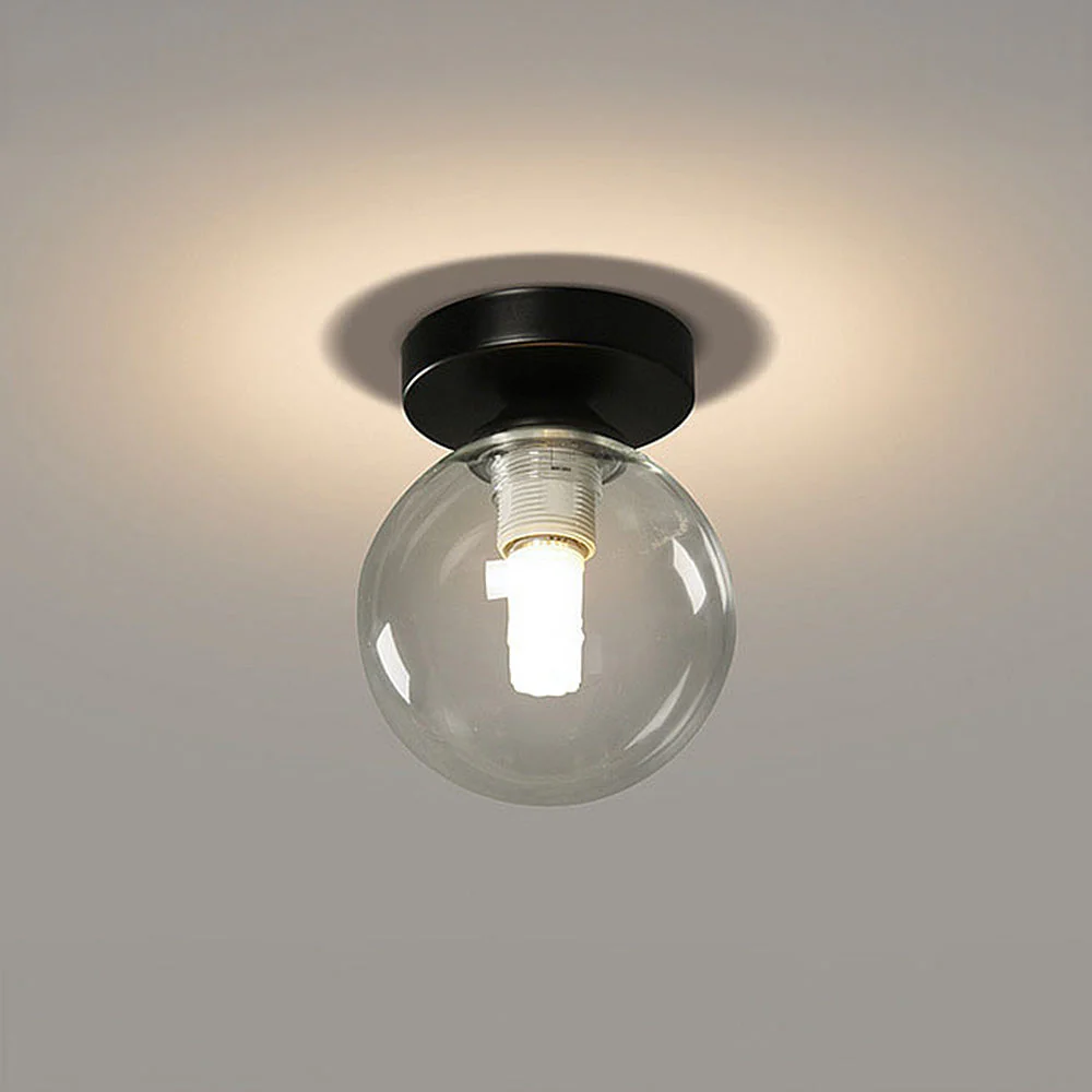 Nordic Clear Glass Ball Ceiling Light - Image 4