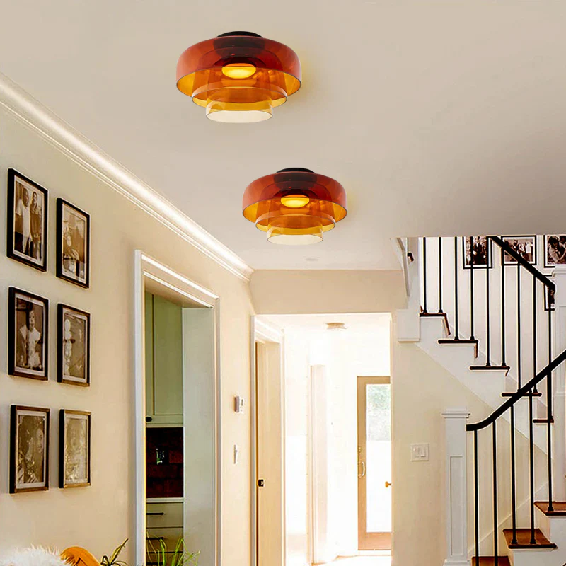Modern Designer Creative Glass Ceiling Lamp For Living Room - Image 32