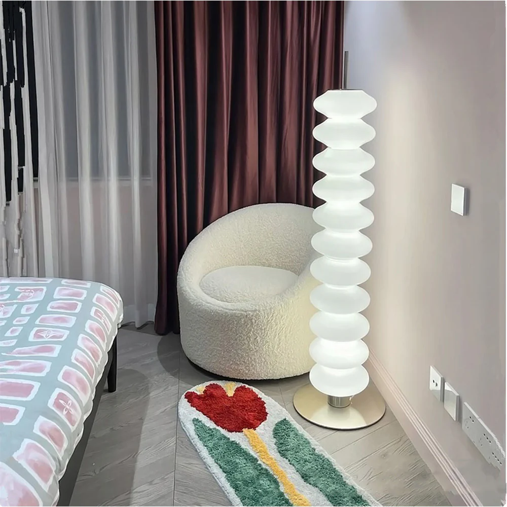 Nordic Designer Style White Art Floor Lamp - Image 7