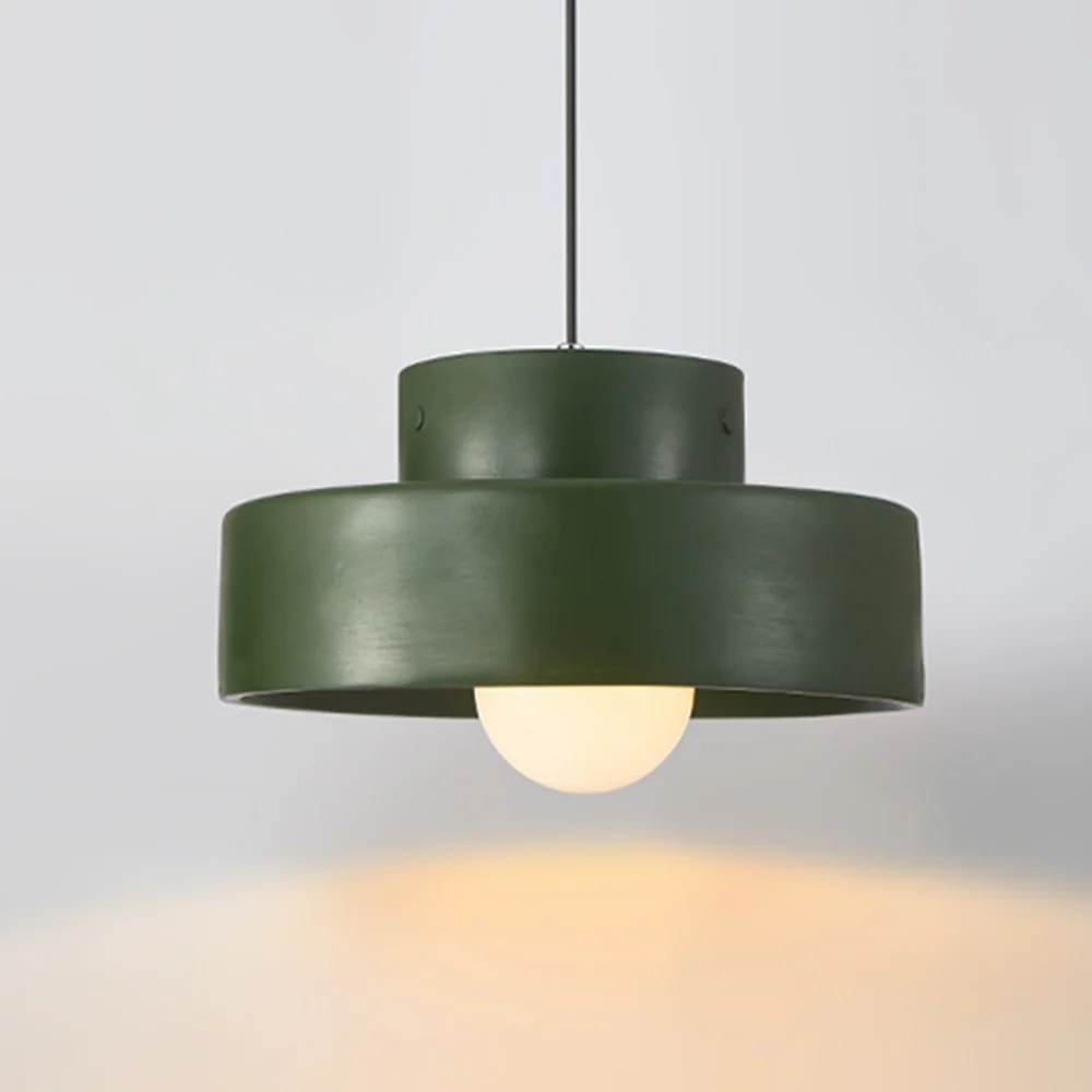 Nordic Geometric Cylindrical Pendant Lighting - Image 5
