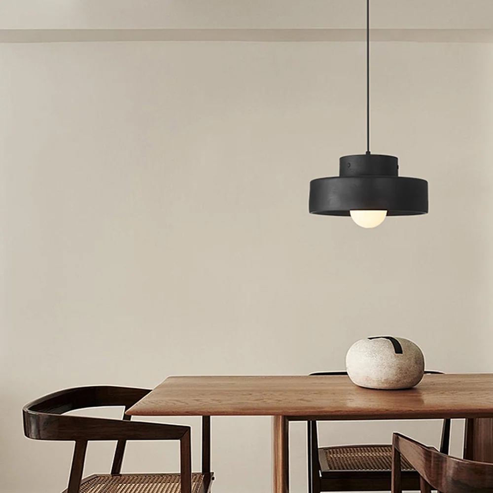 Nordic Geometric Cylindrical Pendant Lighting - Image 9