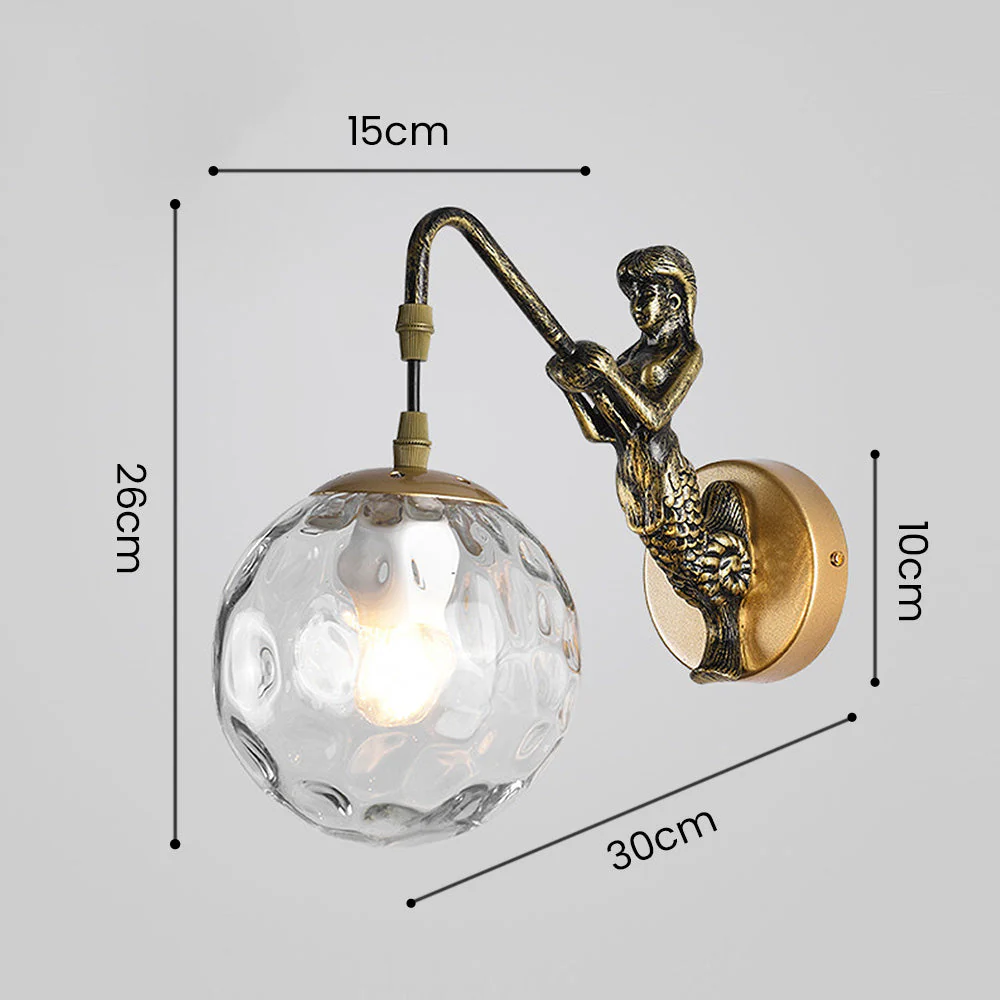 Nordic Lantern Clear Ball Wall Light - Image 6