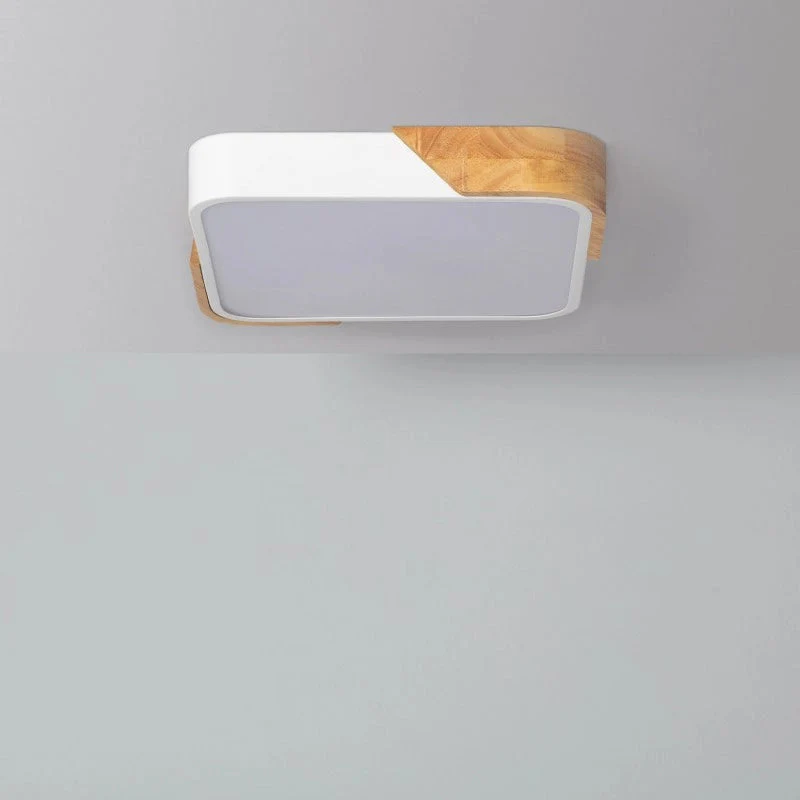 Nordic Macaron Rectangular Living Room Ceiling Lamp - Image 11