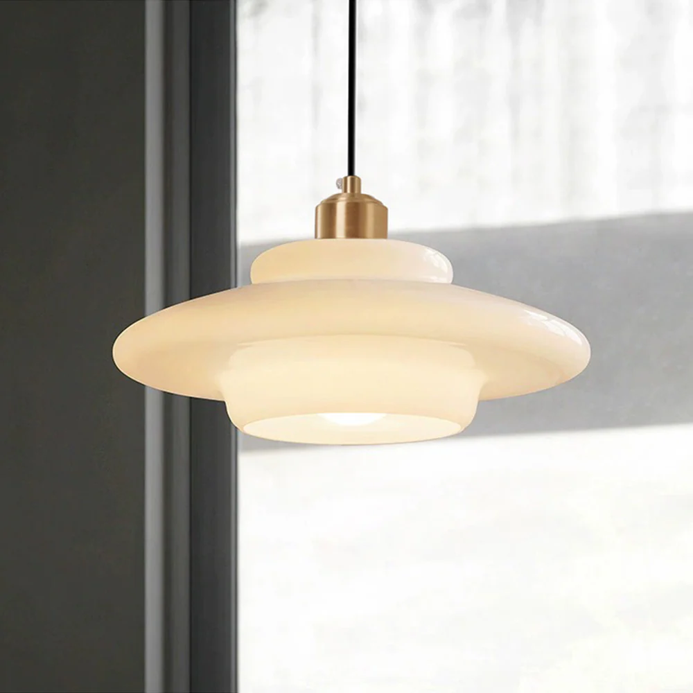 Nordic Minimalist Glass Pendant Light - Image 2