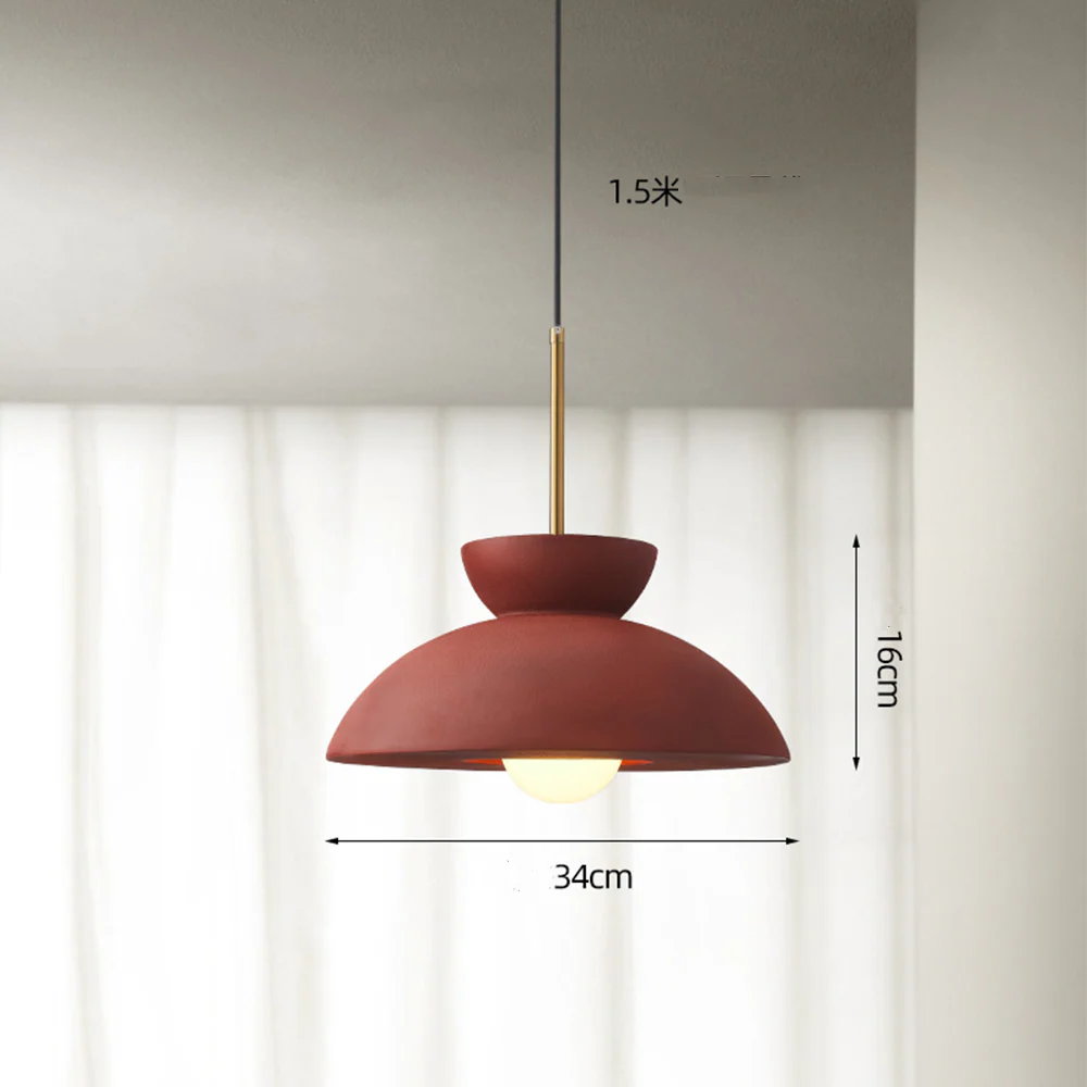 Nordic Minimalist Resin Pendant Light For Dining Room - Image 9