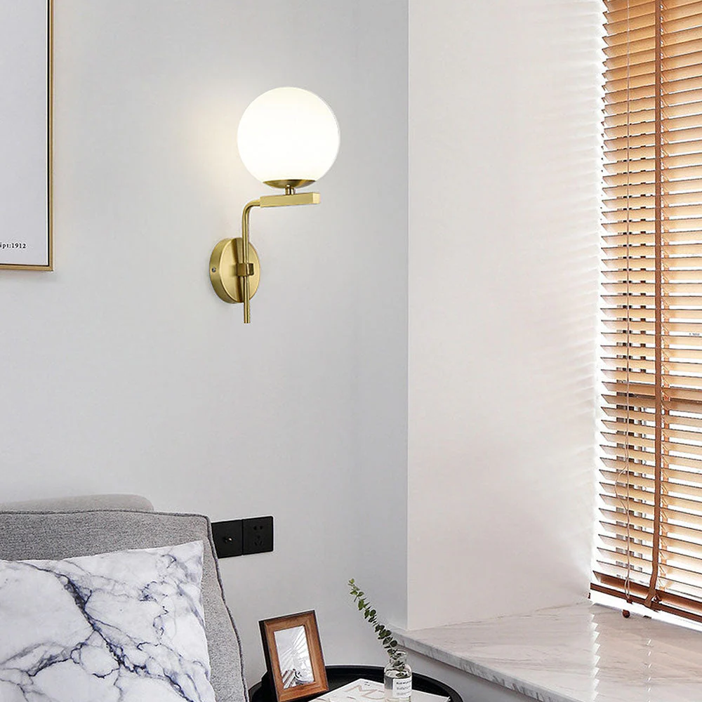 Nordic Simple Glass Ball Wall Light - Image 12
