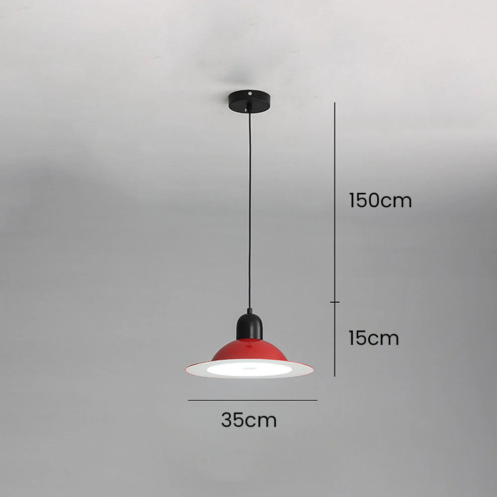 Nordic Stained Acrylic LED Pendant Light - Image 4