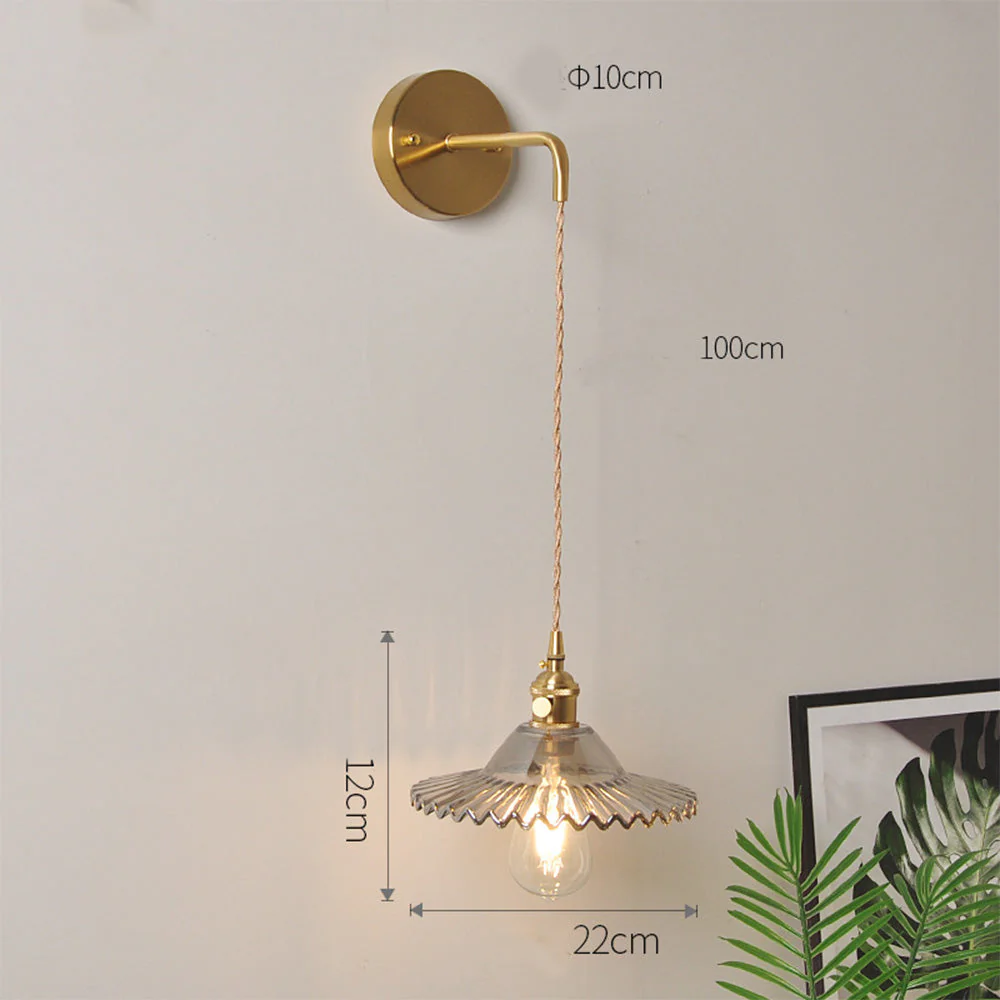 Nordic Wall Mounted Adjustable Glass Wall Lamp - Image 13