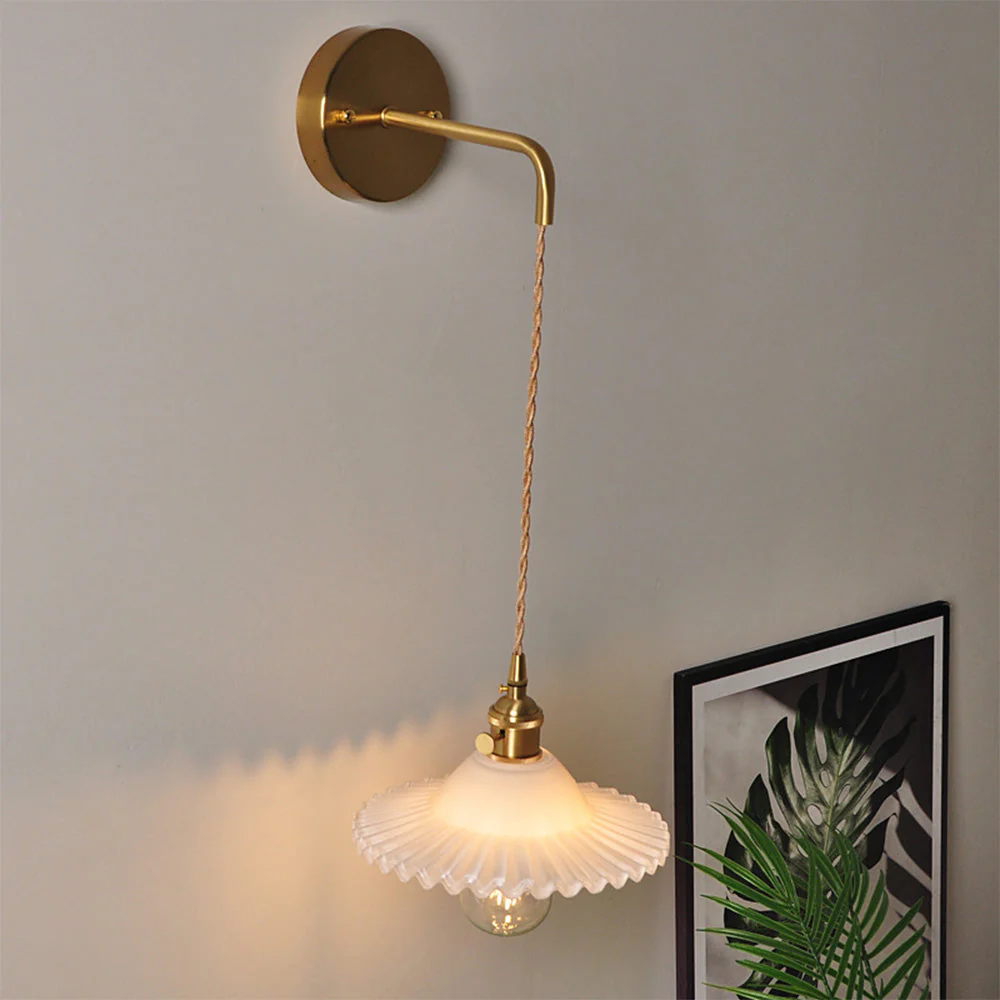 Nordic Wall Mounted Adjustable Glass Wall Lamp - Image 6