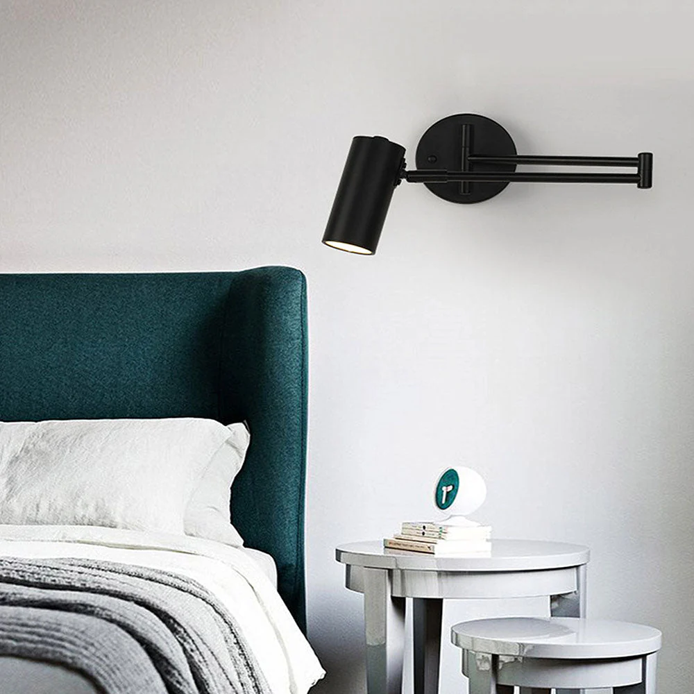Noridc Adjustable Bedside Reading Wall Light