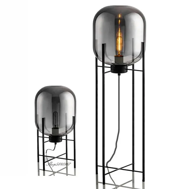 Postmodern Designer Glass Floor Lamp - Image 13
