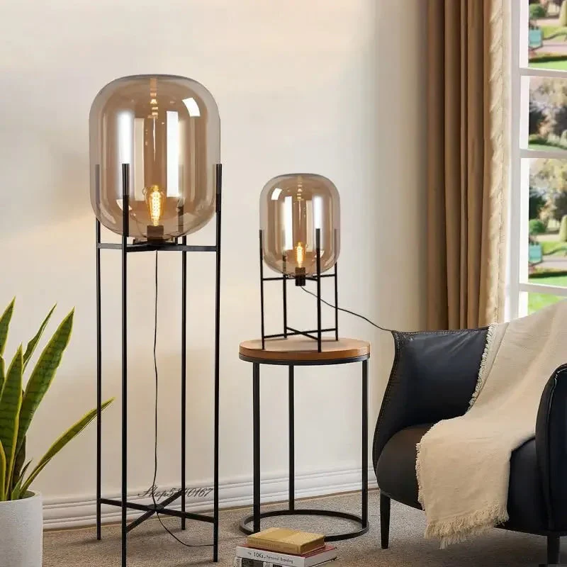 Postmodern Designer Glass Floor Lamp - Image 2