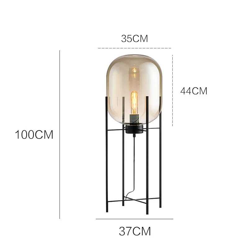 Postmodern Designer Glass Floor Lamp - Image 24