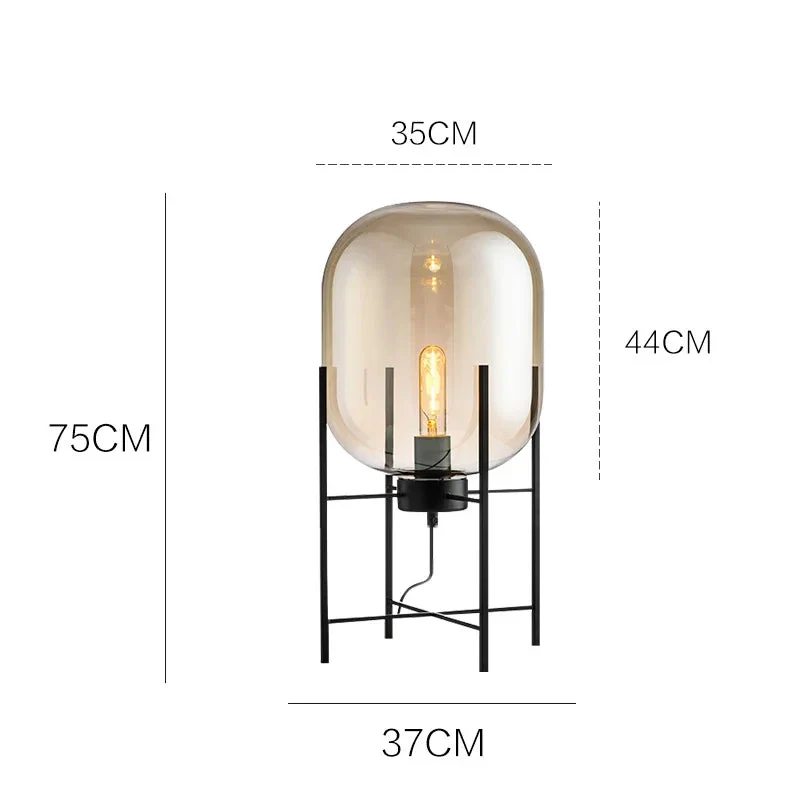 Postmodern Designer Glass Floor Lamp - Image 26
