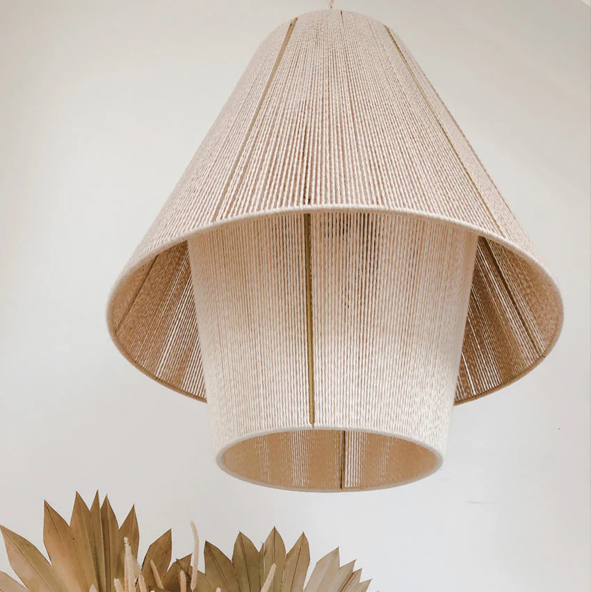 Creative Rope Lantern Boho Pendant Light - Image 5