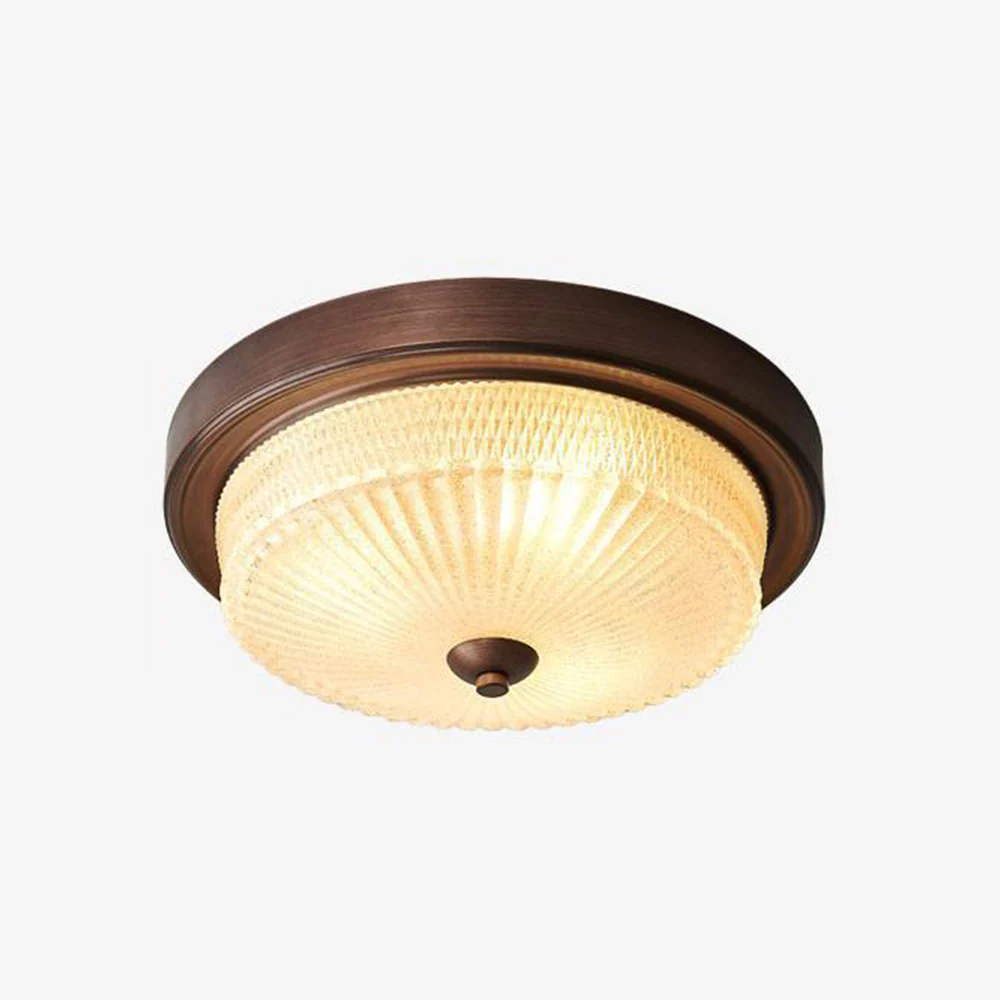 Retro Round Bedroom Ceiling Lamp - Image 12