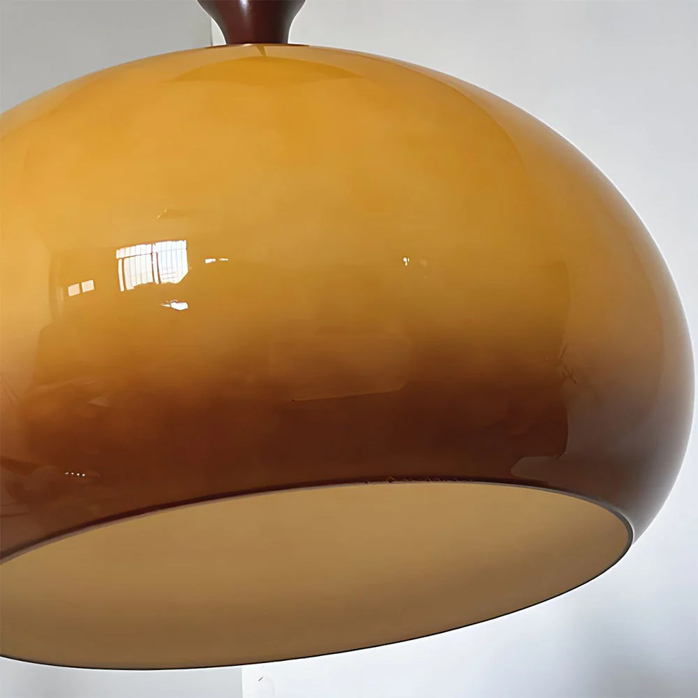 Retro Yellow Bowl Glass Simplicity Wall Light - Image 7