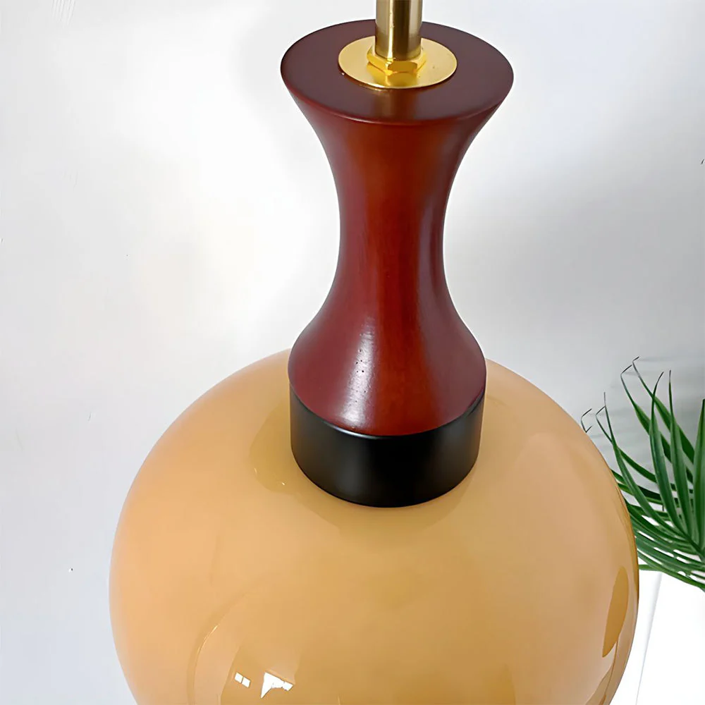 Retro Yellow Bowl Glass Simplicity Wall Light - Image 9