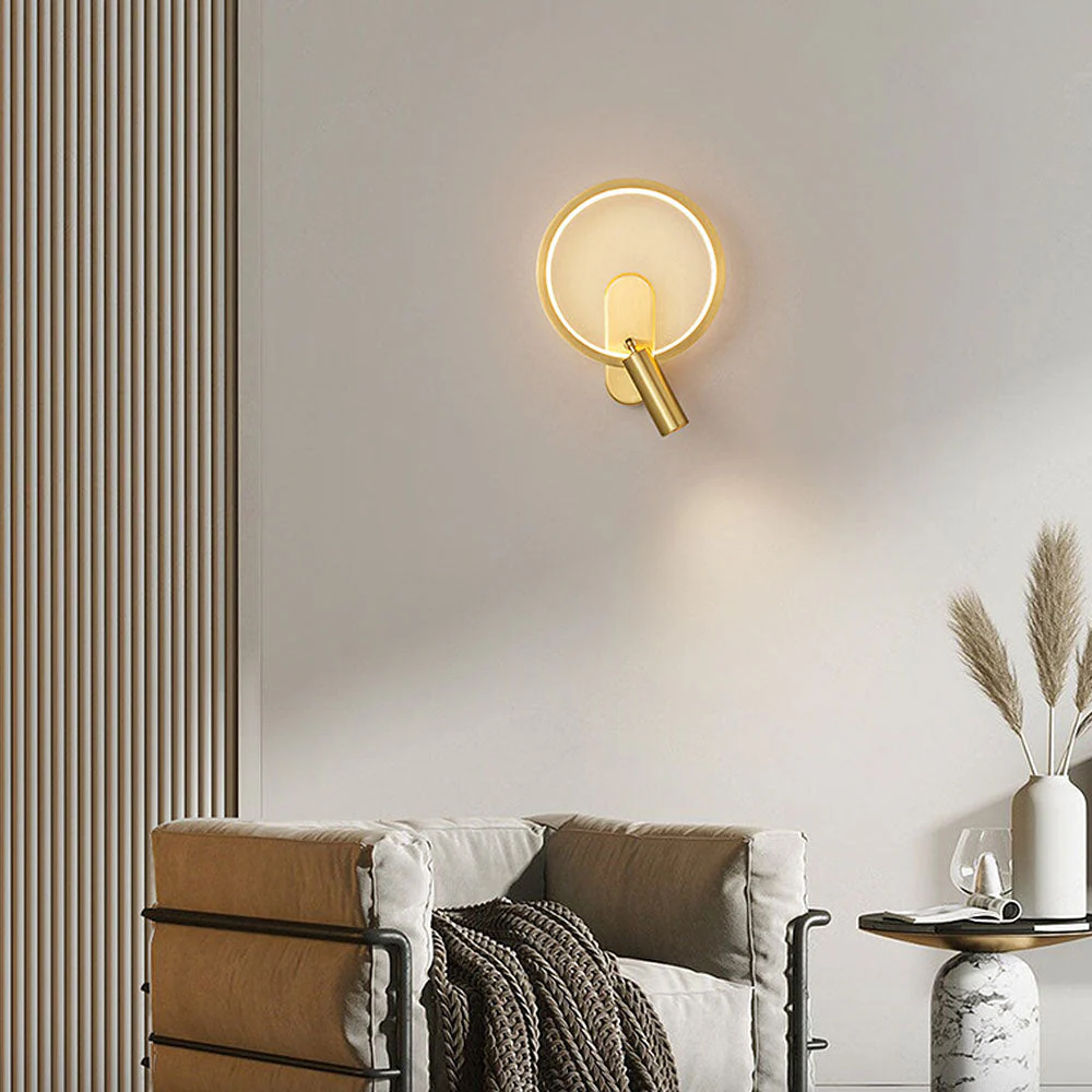 Rotatable Metal Mini LED Wall Sconces - Image 2