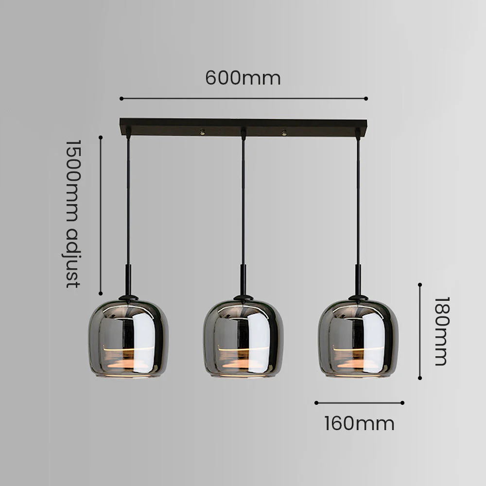 Scandinavian Mini Glass Pendant Lights - Image 9