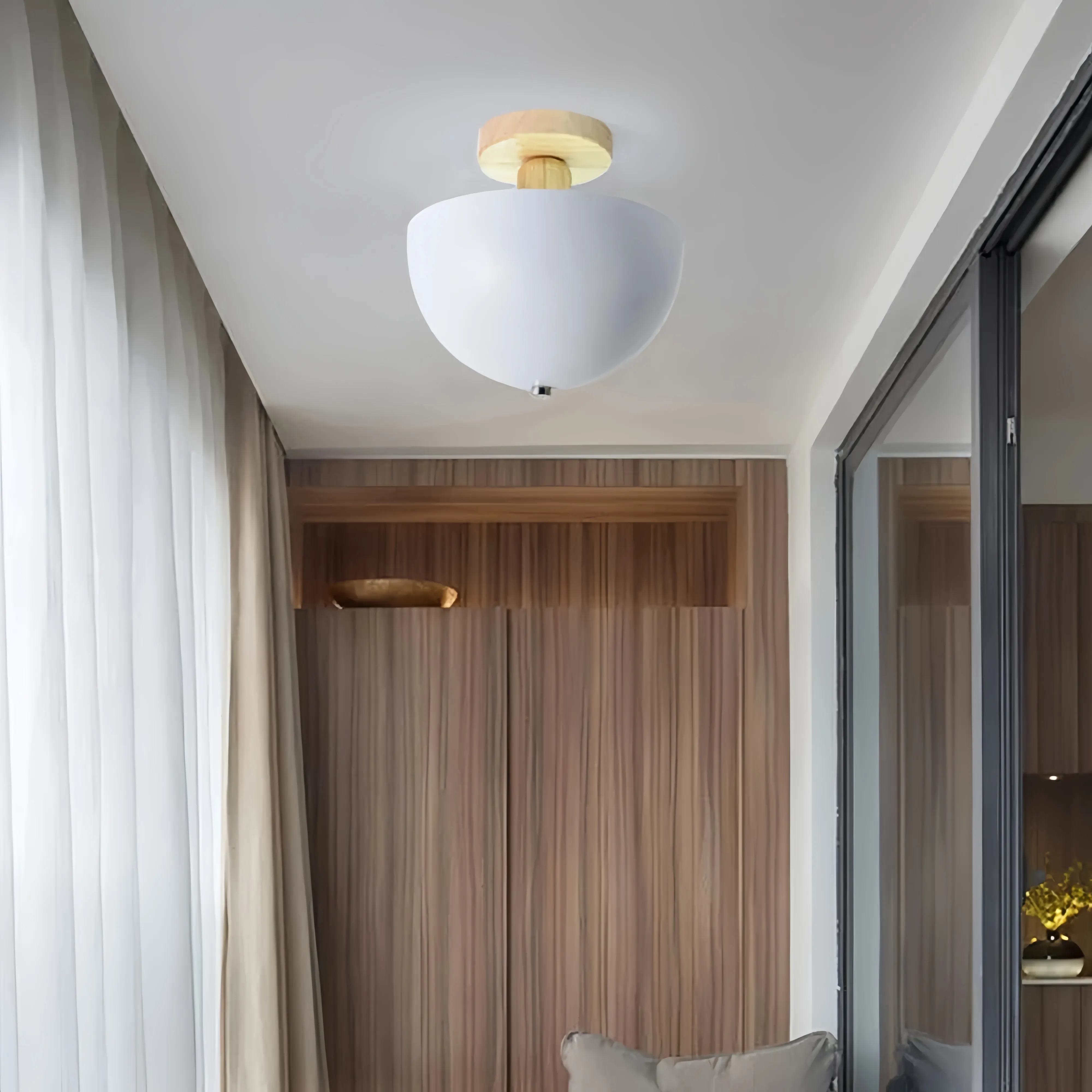 Scandinavian Simple Round Ceiling Light - Image 4