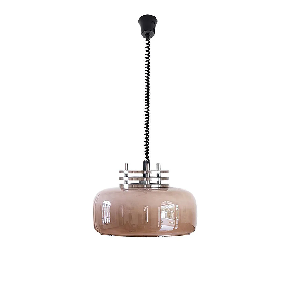 Simple Coffee Glass Pendant Light - Image 10