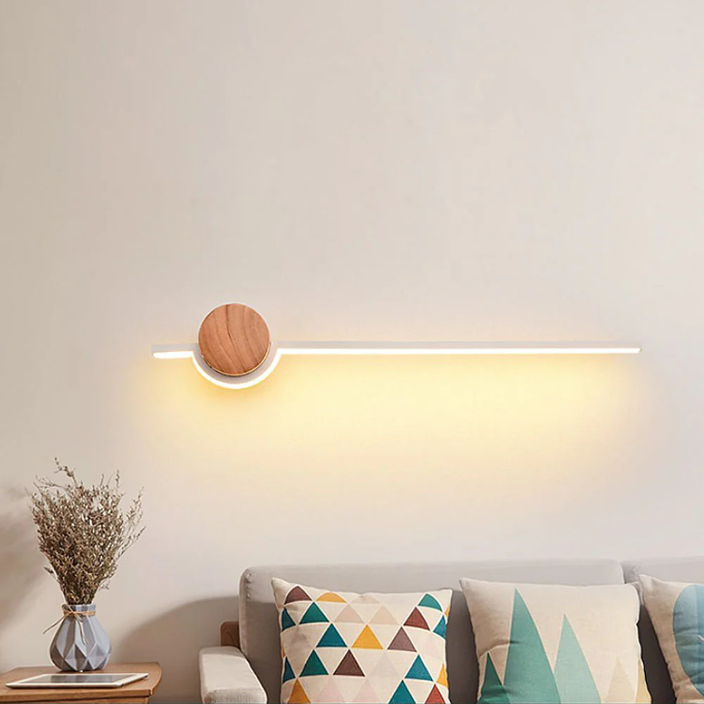 Linear Wood LED Bathroom Vanity Wall Light - Image 3