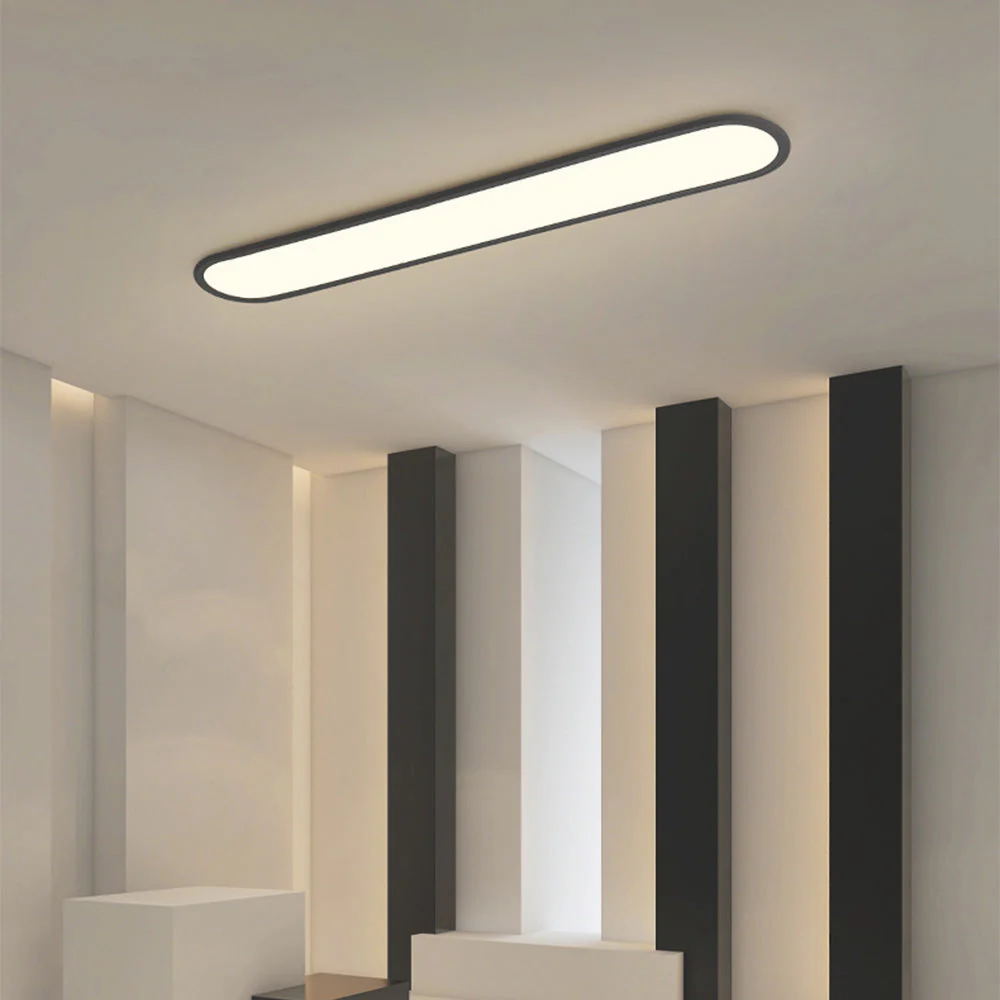 Simplistic Modern Strip LED Ceiling Light - Image 2