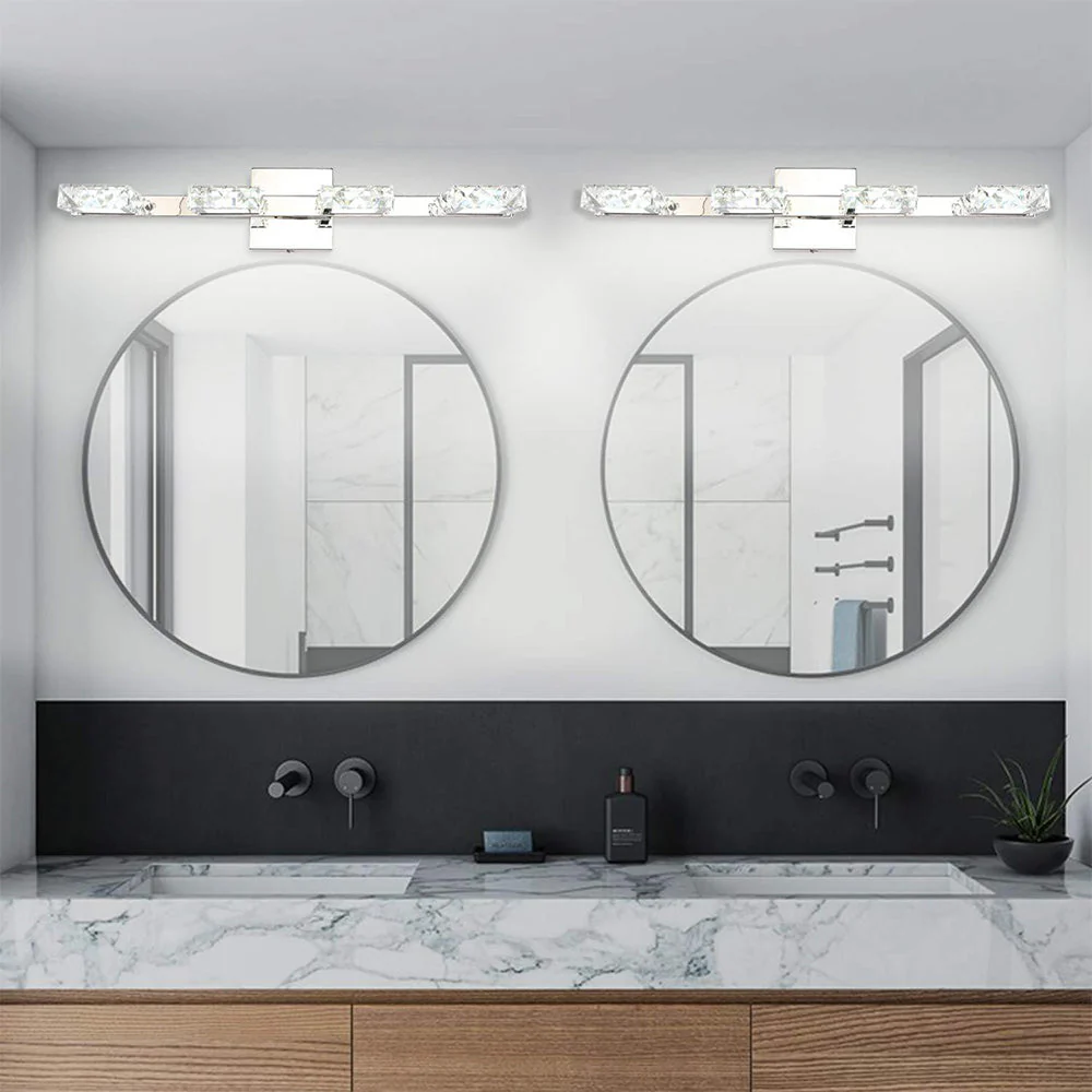 Stainless Modern Bathroom Vanity Wall Lights - Image 2