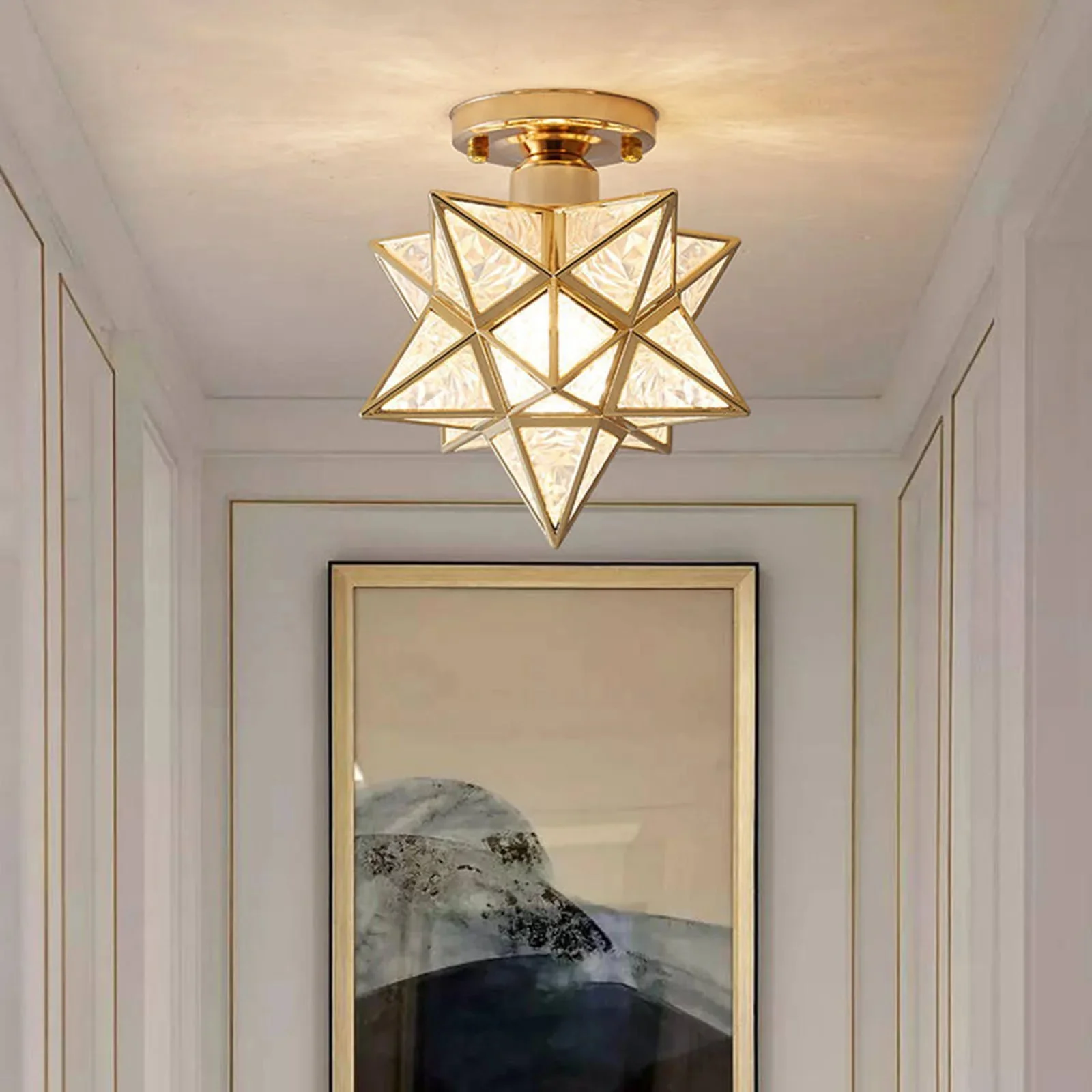 Creative Metal Star Ceiling Light - Image 3