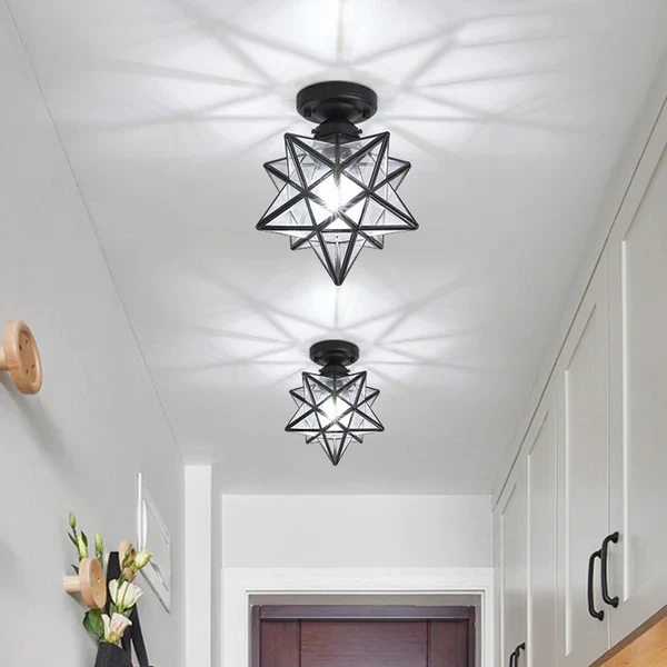 Creative Metal Star Ceiling Light - Image 6