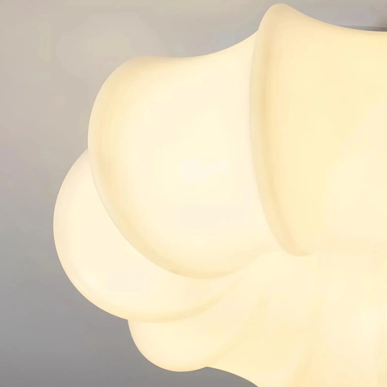 Modern Cloud Shaped White Ceiling Light - Image 5