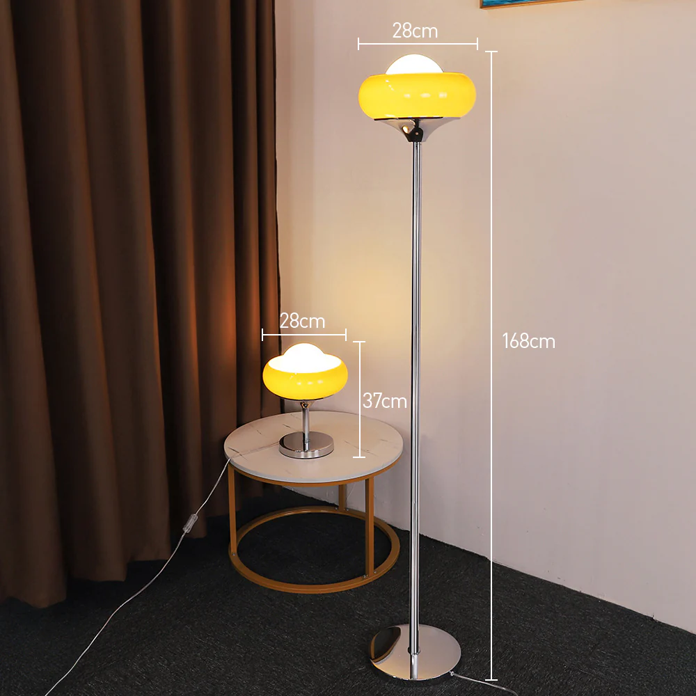 Vintage Bauahus Creative Bedroom Floor Lamp - Image 7