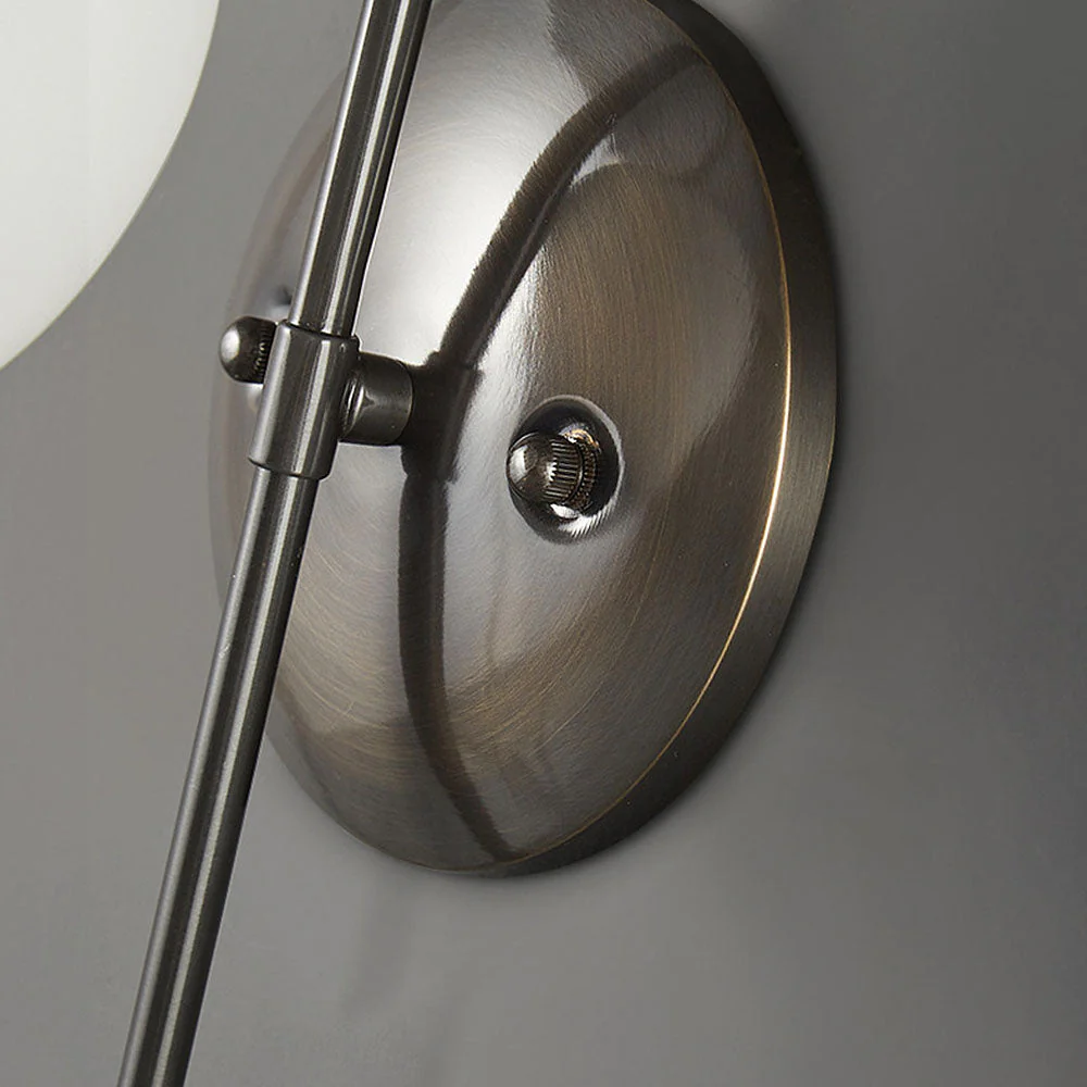 Vintage Minimalist Ball Copper Wall Light - Image 5
