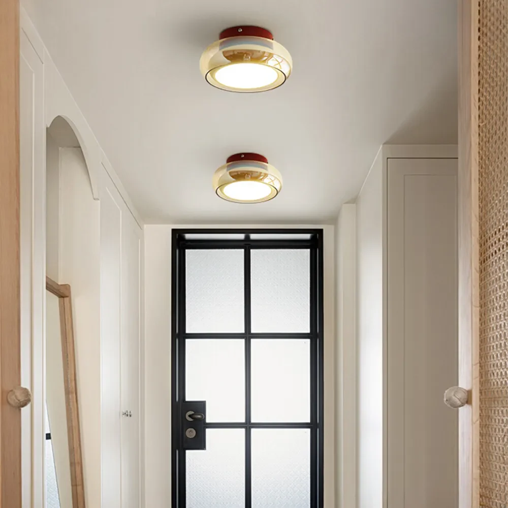 Vintage Small Acrylic LED Ceiling Light - Image 2