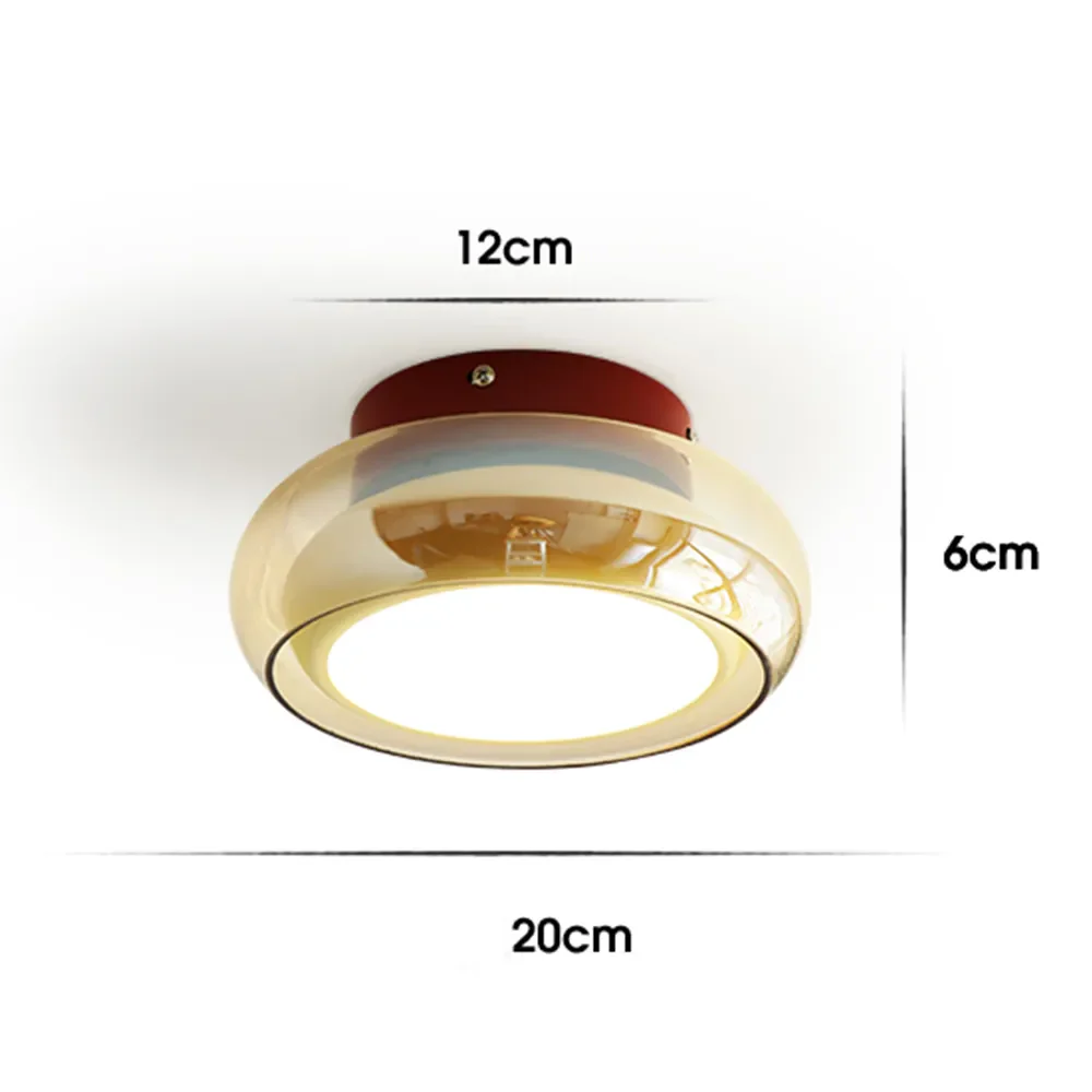 Vintage Small Acrylic LED Ceiling Light - Image 5