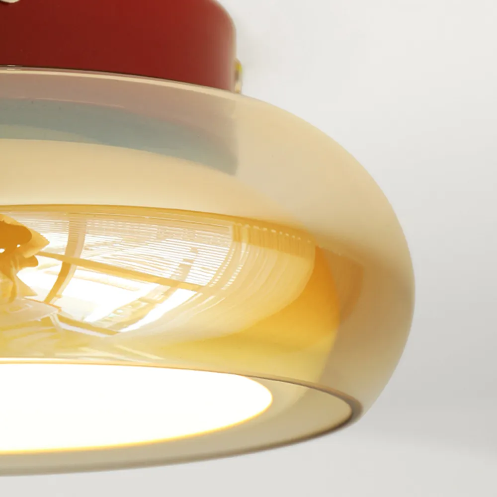 Vintage Small Acrylic LED Ceiling Light - Image 7